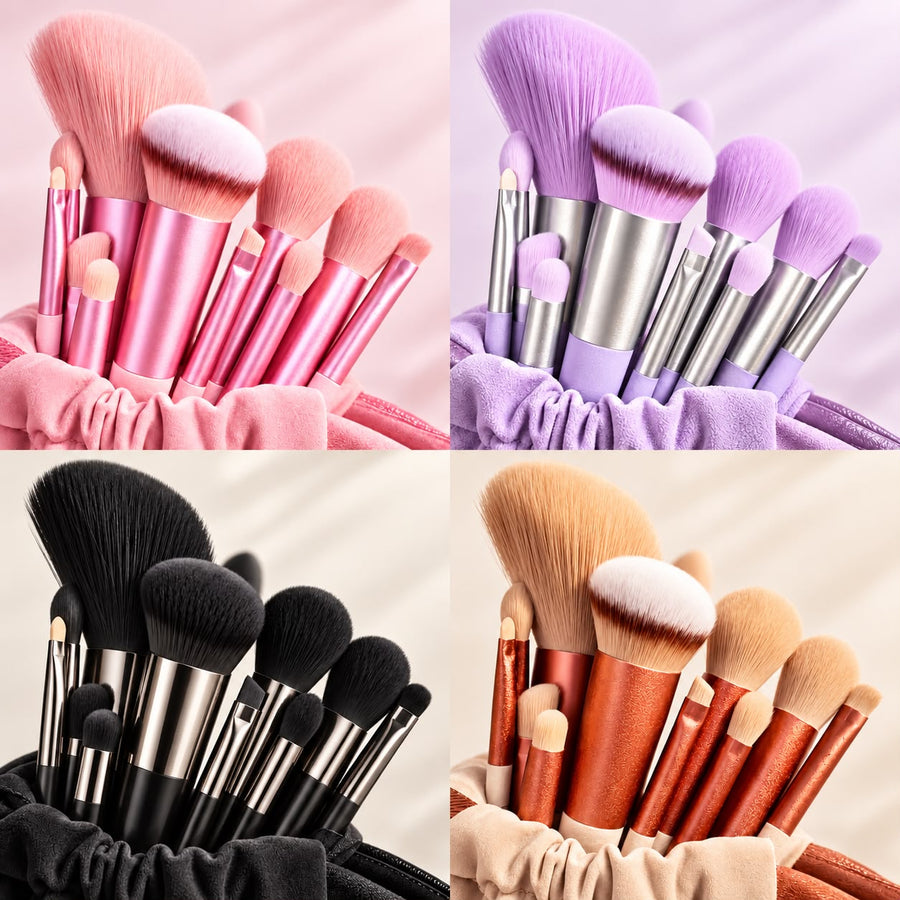 Set de 13 Pinceaux de Maquillage Lunearia