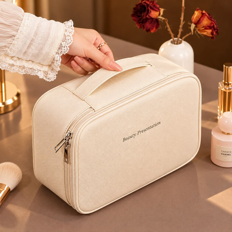 Trousse de Maquillage Double Étage Lunearia